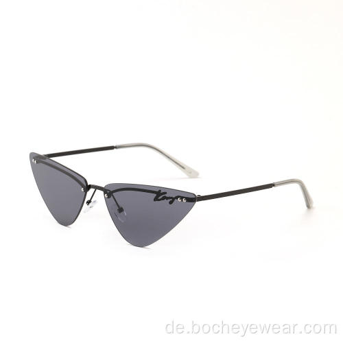 7044 Custom Logo klare uv400 trendige Sonnenbrille für Damen